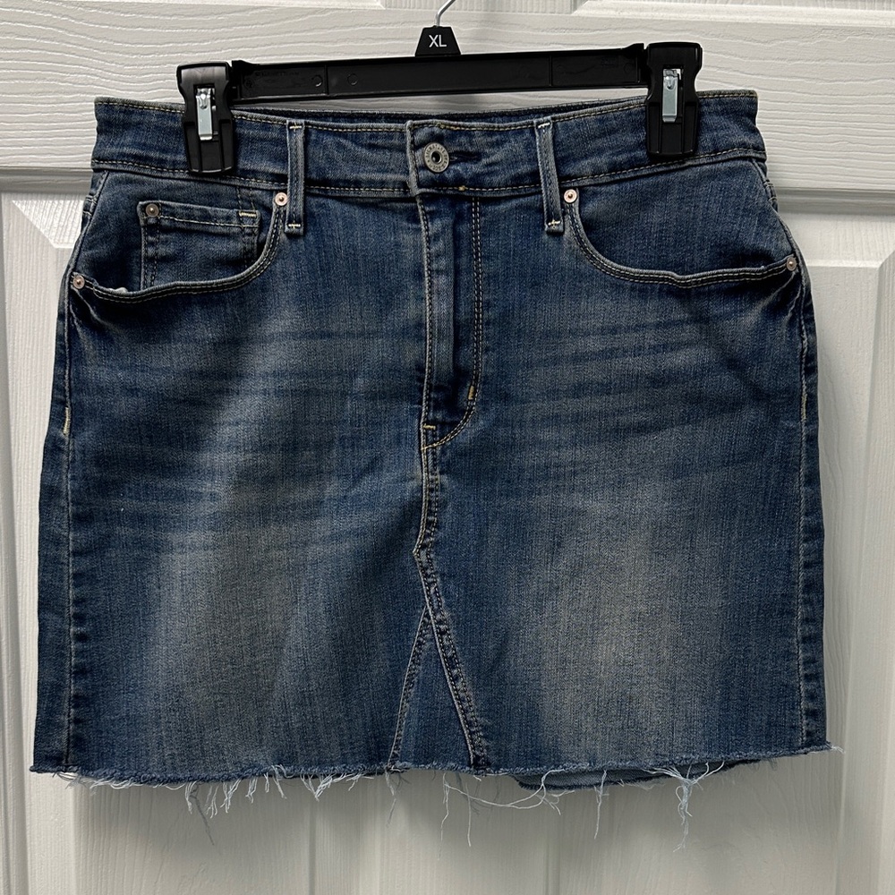 Signature‎ Levi Strauss High-Rise Blue Skirt